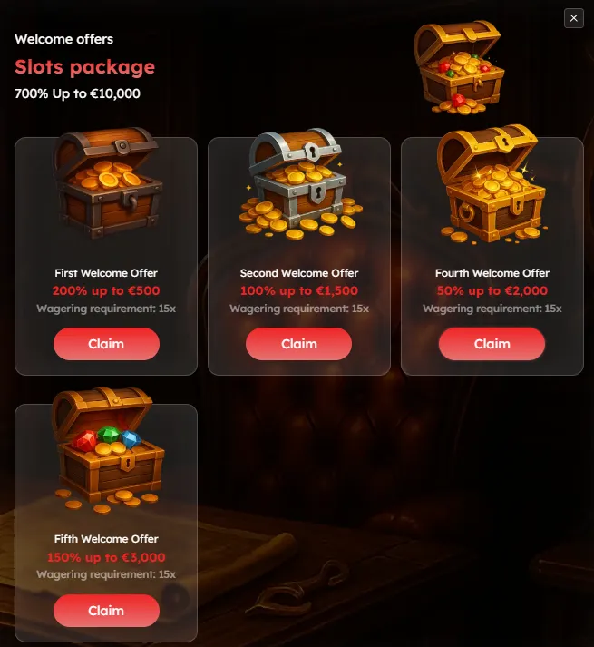 Welcome bonus